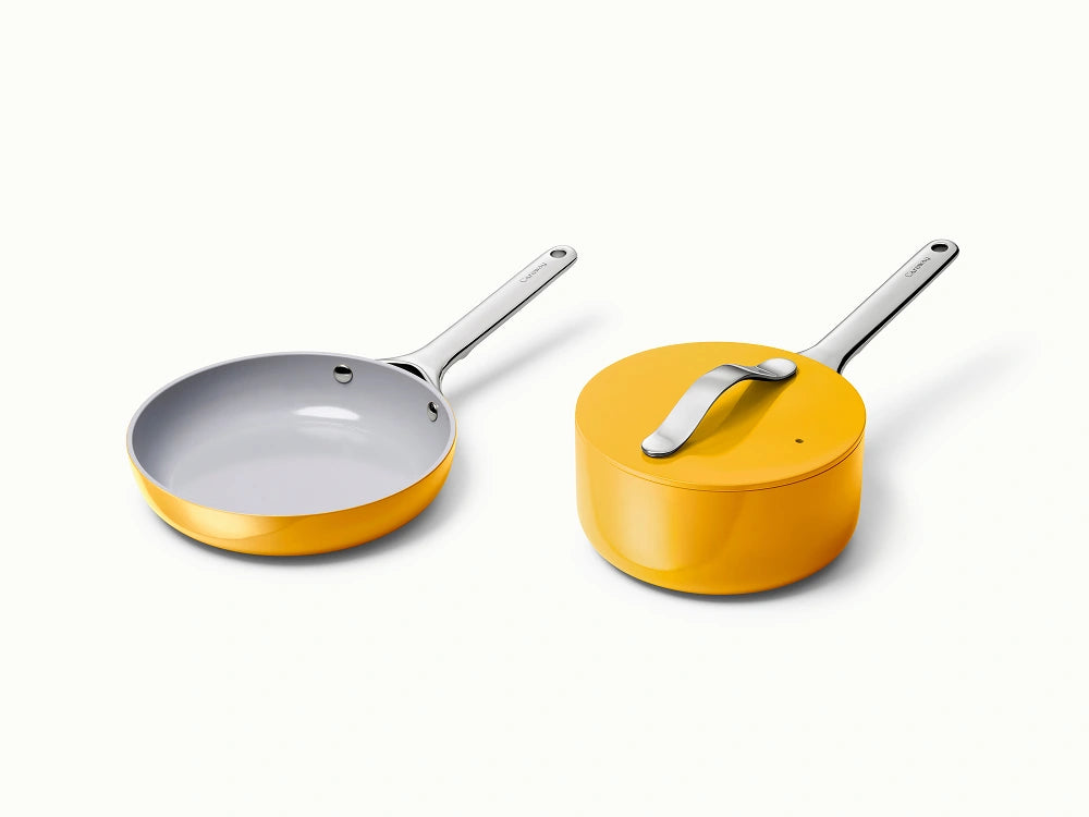 Minis Duo - Non-Stick Ceramic Mini Fry Pan & Sauce Pan - US 2993