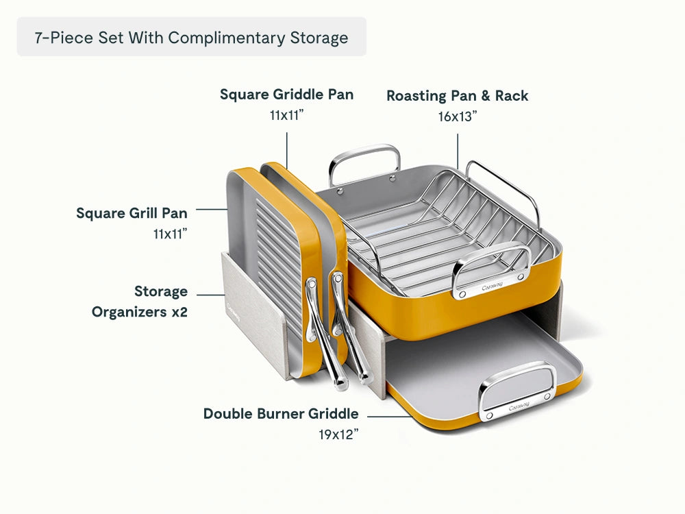 Full Ceramic Cookware Bundle - 31-Piece Ceramic Set With Complimentary Storage - US 3121