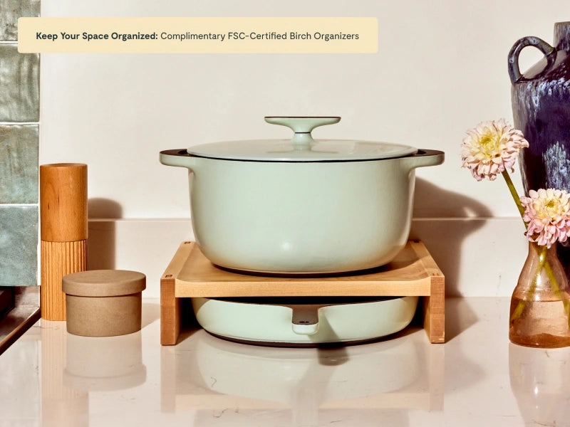 Cast Iron Skillet & Dutch Oven Duo - Perfect duo for versatile cooking, from quick sears to slow-cooked meals. - US 6107