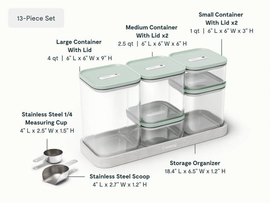 Complete Kitchen Organization Bundle - 35-Piece Set With Complimentary Storage - US 1310