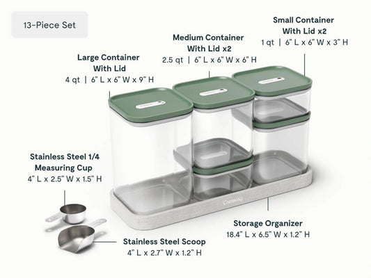 Complete Kitchen Organization Bundle - 35-Piece Set With Complimentary Storage - US 3567