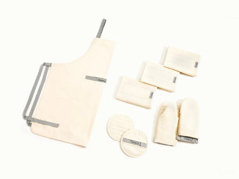 Linens Set - Complete set of organic cotton & sustainably made kitchen linens. - US 3326