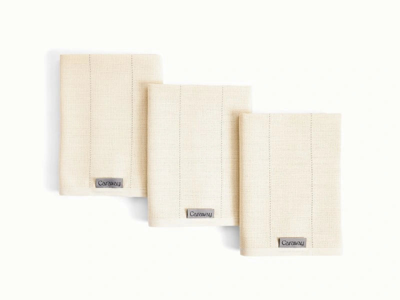 Tea Towels - Trio of organic cotton & sustainable made Tea Towels. - US 5946