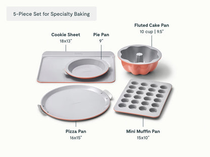 Bakeware+ Set - 5-Piece Set for Specialty Baking - US 6057