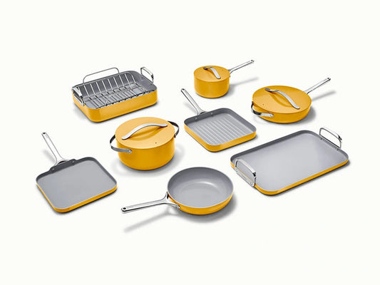 Ceramic-Coated Cookware Bundle - A curated 19-piece non-stick set for everyday cooking &amp; special occasions. - US 5579
