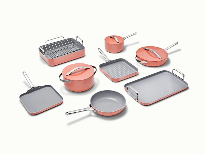 Ceramic-Coated Cookware Bundle - A curated 19-piece non-stick set for everyday cooking &amp; special occasions. - US 5833
