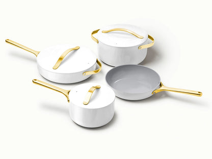 Cookware Set - 12-Piece Ceramic Set With Storage Organizers - US 3415