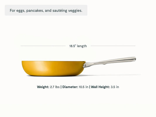 Daily Duo - 3-Piece Set of Ceramic-Coated Pans With Lid - US 9184