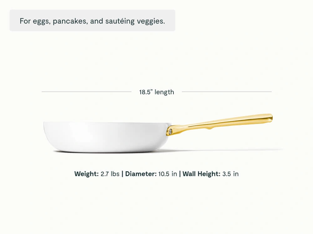 Daily Duo - 3-Piece Set of Ceramic-Coated Pans With Lid - US 9211
