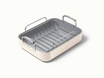 Roasting Pan - 16x13” Non-Stick Ceramic Pan With Rack - US 5468