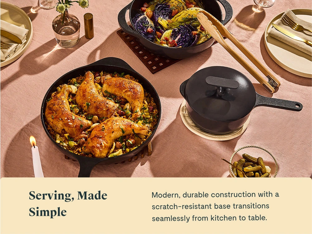 Enameled Cast Iron &amp; Minis Set - 12-Piece Set With Complimentary Storage - US 2219