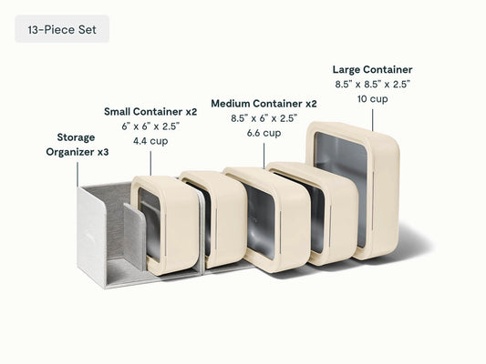 Food Storage + Minis Set - 22-Piece Set With Complimentary Storage - US 8348