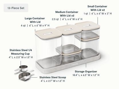 Complete Kitchen Organization Bundle - 35-Piece Set With Complimentary Storage - US 4170