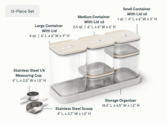 Complete Kitchen Organization Bundle - 35-Piece Set With Complimentary Storage - US 4170