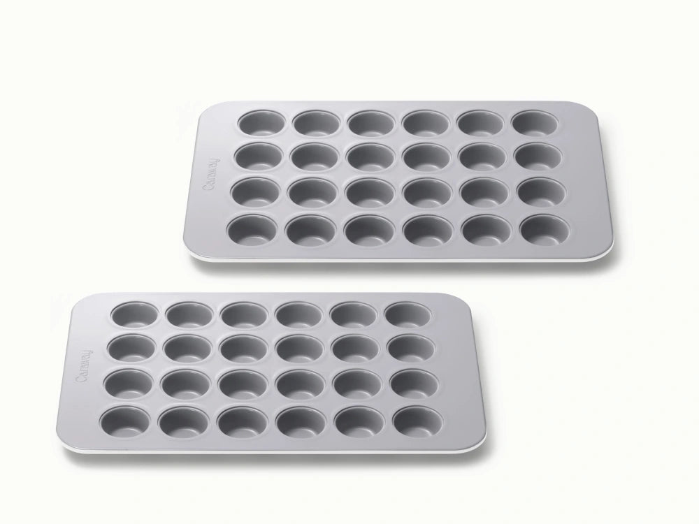 Mini Muffin Pan Duo - Two 24-Cup Non-Stick Mini Muffin Pans - US 8711