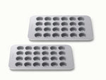 Mini Muffin Pan Duo - Two 24-Cup Non-Stick Mini Muffin Pans - US 8711
