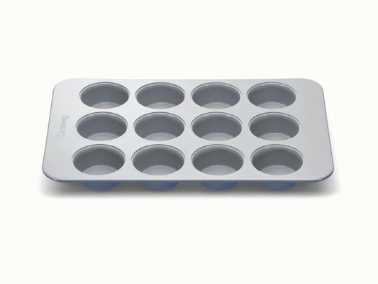 12-Cup Muffin Pan - 15.5x10” Non-Stick Ceramic Muffin Pan - US 3864