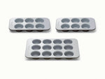 Muffin Pan Trio - 12-Cup &amp; 6-Cup Non-Stick Ceramic Muffin Pans - US 9720