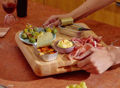 17” Prep &amp; Serve Butcher Block - Dual-Sided Rectangle Butcher Block - US 2069
