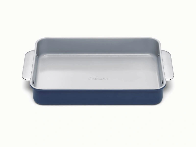 Large Rectangle Pan - 13x9” Non-Stick Ceramic Baking Pan With Handles - US 6401