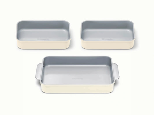Rectangle Pan Trio - 13x9" &amp; 9x6.5" Non-Stick Ceramic Baking Pans - US 0944