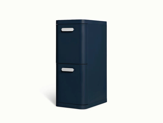 45L 2-Drawer Recycling Bin - Dual-Drawer Recycling Bin for Effortless Sorting - US 4052